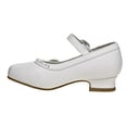 thumbnail image 3 of Josmo Little Kids Girls Dress Shoes, White, 13, 3 of 6