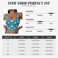 thumbnail image 5 of Pofeuu Daisies Flowers Print Sports Bra for Women Sexy Vest Yoga Running Gym Fitness Crop Bras Tops-Small, 5 of 8