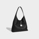 thumbnail image 4 of Bolso de mano grande con candado oscuro, de gran capacidad, estilo hobo, estilo neutro, de diseñador, de lujo, informal, para primavera de 2024, 4 of 5
