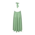 thumbnail image 6 of Taqqpue Women Summer Casual Sleeveless Maxi Dress 2026 Crewneck Loose Beach Travel Vacation Long Sundress Solid Color Plus Size Halter Dress for Women, 6 of 8