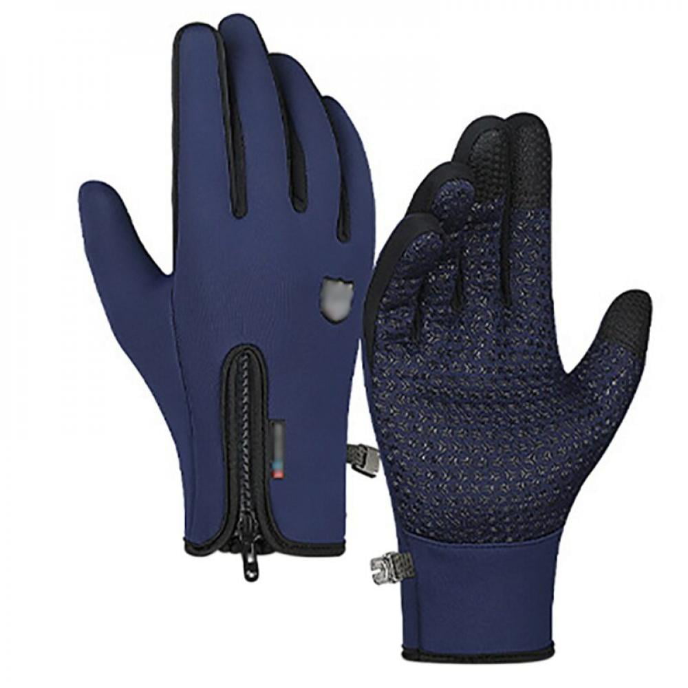 Details about   Touch Screen Bike Gloves Winter Sports Racing Full Finger Cycling Gloves Black 