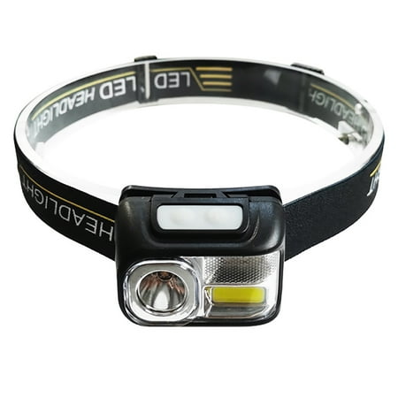 

Welling LED Headlamp High Brightness Sensitive IPX45 Waterproof Wave Induction Portable LED COB Head Work Light for Camping