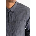 thumbnail image 3 of Bridge & Burn Men's Sutton Slim Fit Long Sleeve Shirt (Navy, Small), 3 of 4