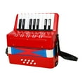 thumbnail image 3 of 17 Keys 8 Bass Piano Accordion Kids Accordion Toy for Beginner Kids Children Red, 3 of 8
