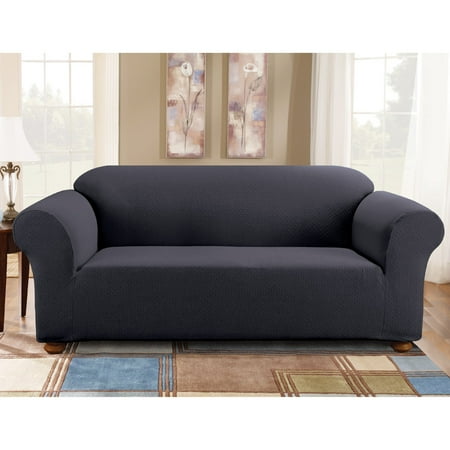 Sure Fit Simple Stretch Subway One Piece Sofa Slipcover