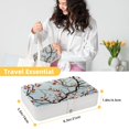 thumbnail image 5 of Tree PU Leather Bracelet Holder Jewelry Box Stand Necklace Organizer with Removable Compartment Portable Case, 5 of 6
