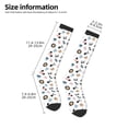 thumbnail image 5 of Daiia Sports Socks Cartoon Animals Printed Novelty Crew Socks for Men Women Knee High Socks Cotton Socks Soft & Breathable Support Unisex Socks, 5 of 9