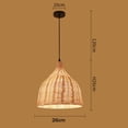 thumbnail image 4 of Lámpara de iluminación de techo cocina colgante no incluye Zulema luz colgante de bambú, 4 of 8