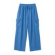 thumbnail image 4 of Pantalones de Vestido de Cintura Elástica para Mujeres Color Sólido Suelto Elástico Cordón de Cintura Pantalones de Pierna Recta de Bolsillo Grande, 4 of 5