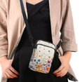 thumbnail image 4 of HELLHERO Butterfly and Sunflower Pattern Christmas Birthday Gift Adjustable Strap Shoulder Bags Vintage for Travel Daily Use, 4 of 7