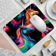 thumbnail image 2 of Unicorn Printed Gaming Mousepad Desk Pad, Square 8.3x9.8 Inch Non-Slip Rubber Bottom Mouse Mat for Office and Gaming, 2 of 6