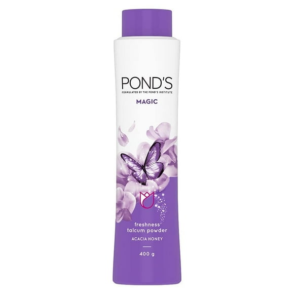 POND'S Magic Acacia Honey Fragrance Talcum Powder, 400g Each (Pack of 2)