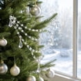 thumbnail image 6 of Clear Acrylic Crystal Swag Garland Ornaments,3Pcs Triple Layer Teardrop Bead Chain with Hooks for Christmas Tree, Wedding Mantel Party Home Decor, 15.75in by XSAOP, 6 of 6