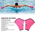 thumbnail image 2 of <p>Swimming Gloves, Half Finger Swimming Webbed Gloves Increase Propulsion  For Training</p>, 2 of 7