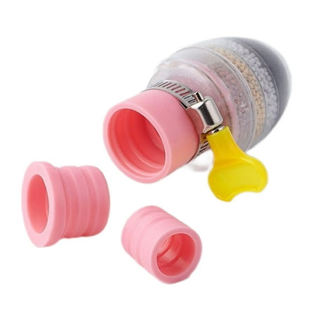 

Kitchen Sink Plastic Faucet Filter Sprayer Bathroom Bathtub Extender Sprinkler Food Spray Nozzle Adapter Household Garden Pink