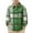 #115-Green, variant on YUNAFFT Boys & Girls Checkered Shirt Stylish Cute Casual Long Sleeve School Uniform Shirt with Functional Pockets Preppy Trendy