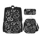 thumbnail image 1 of Disketp Snake Mochila Estampada de Gran Capacidad con Lonchera y Estuche, Set de 3 Piezas para Estudiantes, 1 of 7