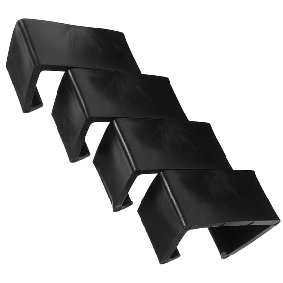 Homoyoyo Black Plastic Sofa Sectional Connectors 4 Pieces for , Elegant and Secure Furniture Fastening