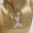 thumbnail image 1 of Collar de sirena con degradado deslumbrante, colgante de cola de pez de acero inoxidable, collar de sirena, 1 of 6