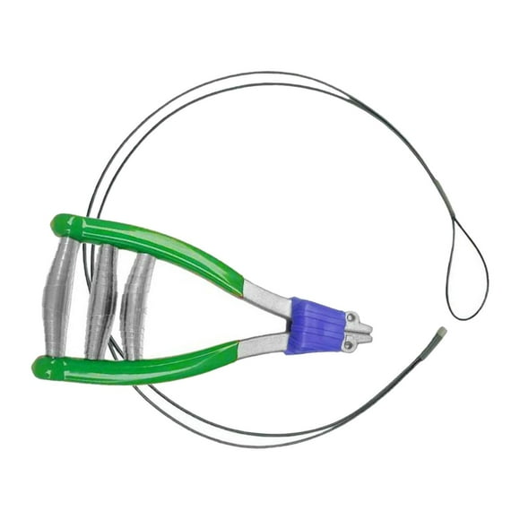 Abrazadera de arranque deportivo con línea de extensión, equipo de tenis, máquina de encordado portátil de alta resistencia, herramientas para raqueta Verde