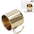 thumbnail image 6 of Elegant 400ml Gold Coffee Mug - Premium 304 Stainless Steel Drinkware, Perfect for Home, Bar, and Office Use, Portable Tea Cup without Lid, 6 of 9