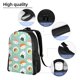 thumbnail image 5 of Disketp Kawaii Sushi Mochila Unisex de Apertura Lateral Completa, Mochila para Laptop para Escuela, Trabajo y Viajes, 5 of 8