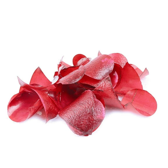 Crystal Candy Red-with-Gold Edible Petals, 1 Jar of 6 Grams