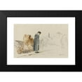 thumbnail image 2 of Jean-Louis Forain 14x11 Black Modern Framed Museum Art Print Titled - The Germans Left (C. 1914-1919), 2 of 5