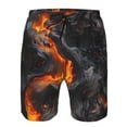 thumbnail image 3 of Logiee Molten Lava Abstract Flow Print Mens Swim Trunks Quick Dry Board Shorts,Breathable Hawaii Beach Shorts Swimwear Bathing Suits-X-Large, 3 of 6