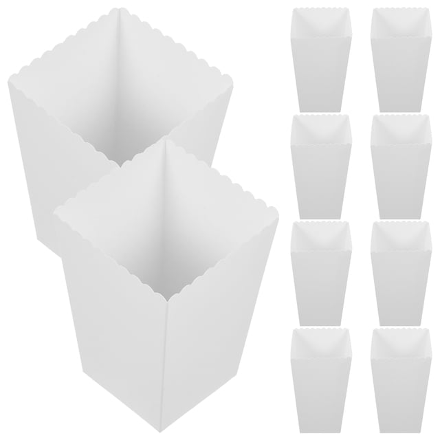 FUTUREORYY 24Pcs Popcorn Paper Boxes for Performance Decorations and Guest Snacks