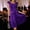Purple, variant on Elegant Ruffle Velvet Fit and Flare Party Dresses for Women A-Line Swing Formal Cocktail Wedding Guest Dress