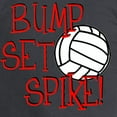 thumbnail image 3 of CafePress - Bump, Set, Spike Long Sleeve Dark T Shirt - Long Sleeve Dark T-Shirt, 3 of 4