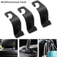 thumbnail image 5 of Juego de 6 ganchos para reposacabezas de coche, organizador de asiento trasero, ganchos de plástico para reposacabezas, secadoras de ropa, bolsos, ganchos negros, 5 of 5