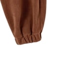 thumbnail image 4 of LIaqionyy Girls Fleece Pants Fuzzy Elastic Waist Baggy Sweatpants Soft Wide Leg Casual Loungewear with Pockets, 4 of 8