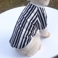thumbnail image 4 of Fashionable Decorative Dog Shirt - Striped Design Pet Outfits for Daily Life - Ideal for All-Season Wear, 4 of 8