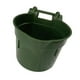thumbnail image 1 of Cubo de alimento para caballos con ganchos para colgar. Contenedor de alimento reforzado de PP. Fácil de usar. 8 litros, 1 of 9
