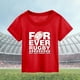 thumbnail image 2 of Gibobby Playera&nbsp;Moda Camiseta de manga corta con estampado de de fútbol para niños, regalo deportivo para al fútbol americano （Rojo， 9-10 Años), 2 of 3
