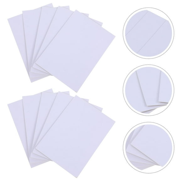 ELAYARD 20-Pack White Picture Mats for Home Decor, Framing, and Interior Design Projects