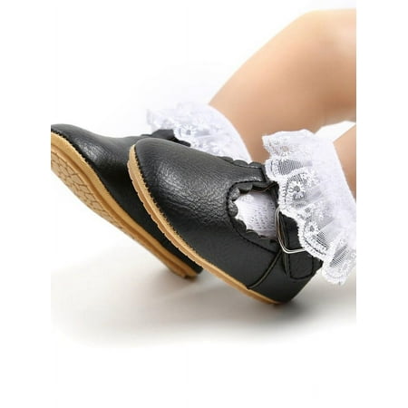 

Ochine Toddler Baby s Sneakers Soft Anti-Slip Sole PU Crib Shoes for Infant Newborn Prewalker 0-18M