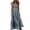 Black, variant on Women's Retro Plaid Smocked Dress Strap Flounce Long Dress M