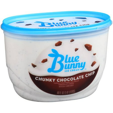 Blue Bunny Chunky Chocolate Chip Ice Cream, 48 oz - Walmart.com