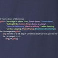 thumbnail image 3 of CafePress - The Twelve Days Of Christmas In Python Long Sleeve - Long Sleeve Dark T-Shirt, 3 of 4