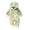 Light Green, variant on Xyant Newborn Baby Snowsuit Bear Romper Winter Warm Front Zipper Coat Infant Fleece Footie Jumpsuit for Girls Boys,Size 9-12 Months