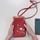 thumbnail image 5 of Cartera bandolera pequeña para mujer con soporte para teléfono móvil., 5 of 5