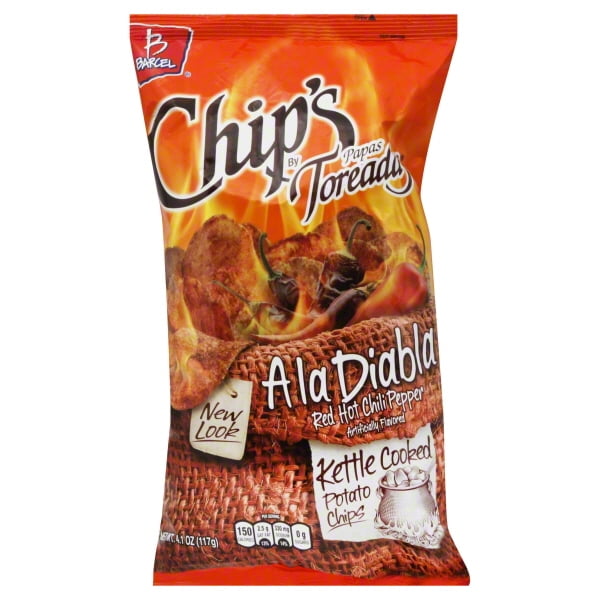 Barcel Barcel Chips by Papas Toreadas Potato Chips, 4.1 oz Walmart