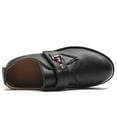 thumbnail image 3 of kkdom Boys Girls Dress Shoes Oxfords Formal Leather Shoes Wedding School Uniform Black Size 2.5 Little Kid, 3 of 7