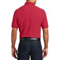 thumbnail image 2 of Mafoose Men's Short Sleeves Tall Core Classic Pique Polo for Everyday Wear Rich Red 4XLT, 2 of 5