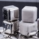 thumbnail image 5 of Fiudx Piedras de Hielo para Whisky, Cubos Reutilizables de Acero Inoxidable para Enfriar, Juego de 8, Aptos para Uso Alimentario, Sin Diluir, para Whisky, Vino, Cerveza, Refrescos y Fiestas de Cumple, 5 of 5