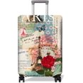 thumbnail image 1 of Travel Luggage Cover Suitcase Protector Fits 18-32 Inch Luggage Wheel Covers Patterned Travel Related Items Flower Luggage Protector Elastic Luggage Anti-scratch Suitcase Cover L, 1 of 5