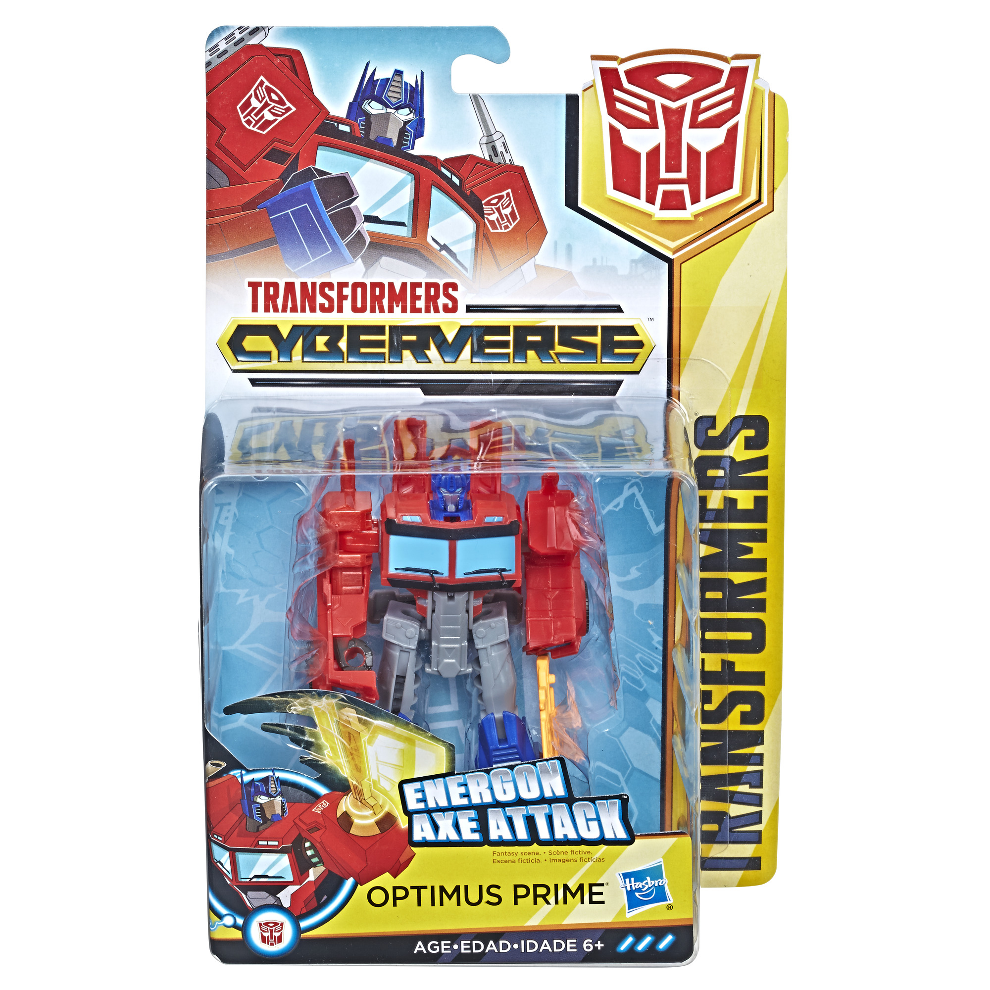Transformers Cyberverse Warrior Class Optimus Prime - image 2 of 12